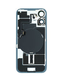 Encuentra tapa trasera con marco y flex de carga NFC inalámbrica con imán MagSafe para iPhone 16 en Guatemala con los mejores precios de mayorista.