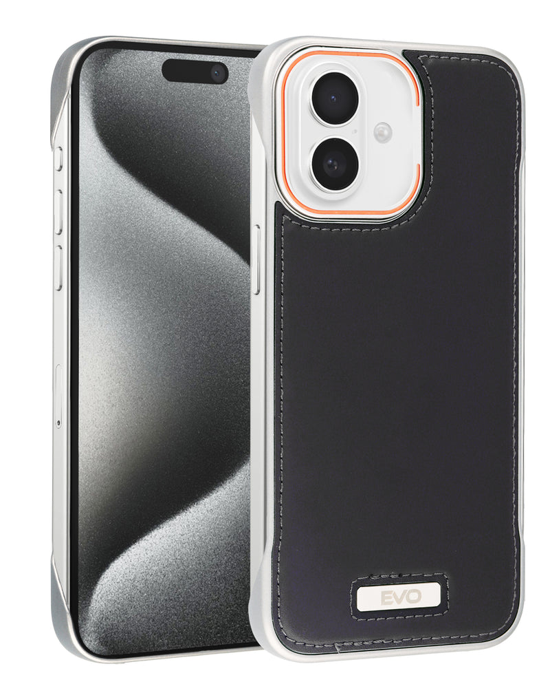 Encuentra la Funda EVO Leather Slim iPhone 16 NEGRO en Guatemala para proteger tu dispositivo mientras buscas reparaciones locales.