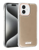 Encuentra la mejor funda de cuero para iPhone 16 en Guatemala en Leather Slim EVO en color cream.