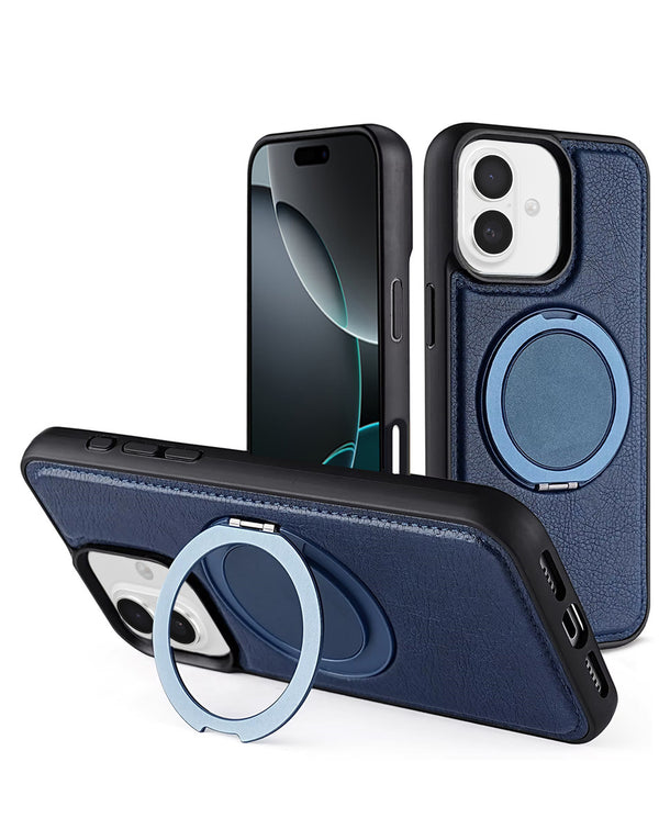 Encuentra la mejor funda de cuero delgada con soporte para carga sin cable para iPhone 16 en Guatemala.