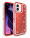 Protege tu iPhone 16 con estilo con esta funda protectora bumper glitter líquido, disponible en Guatemala.