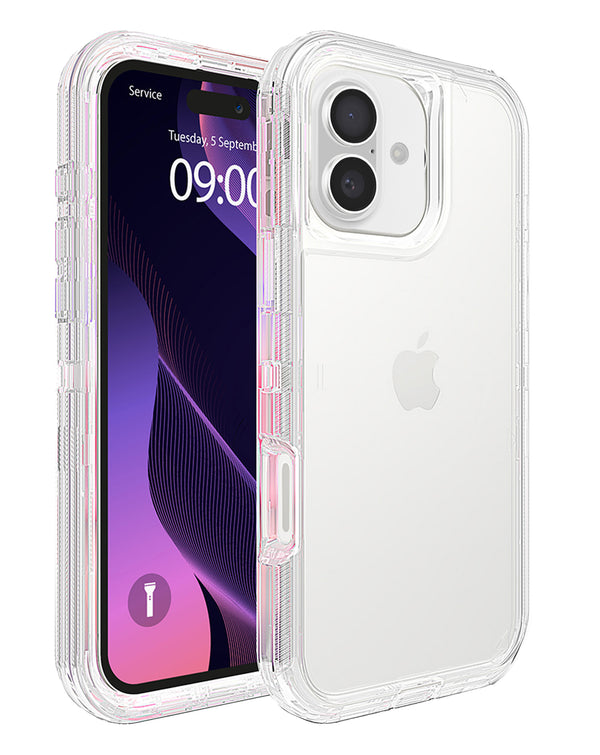Funda bumper glitter líquido plateado para iPhone 16 - Encuentra la mejor funda protectora en Guatemala en SlowBack.
