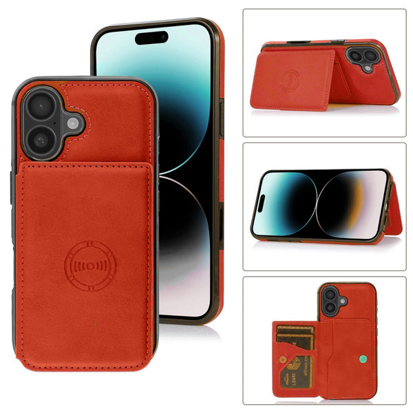 Encuentra la mejor funda cartera de cuero para tu iPhone 16 en Guatemala en SlowBack, mayorista de accesorios de tecnología.