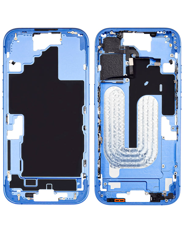 Reparación de Marco Central con Pequeñas Piezas para iPhone 16 (ULTRAMARINE) en Guatemala.