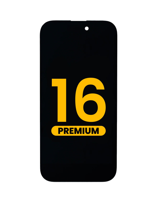 Reparación de pantalla Premium para iPhone 16 en Guatemala con etiqueta de calidad BajoPPLCD.