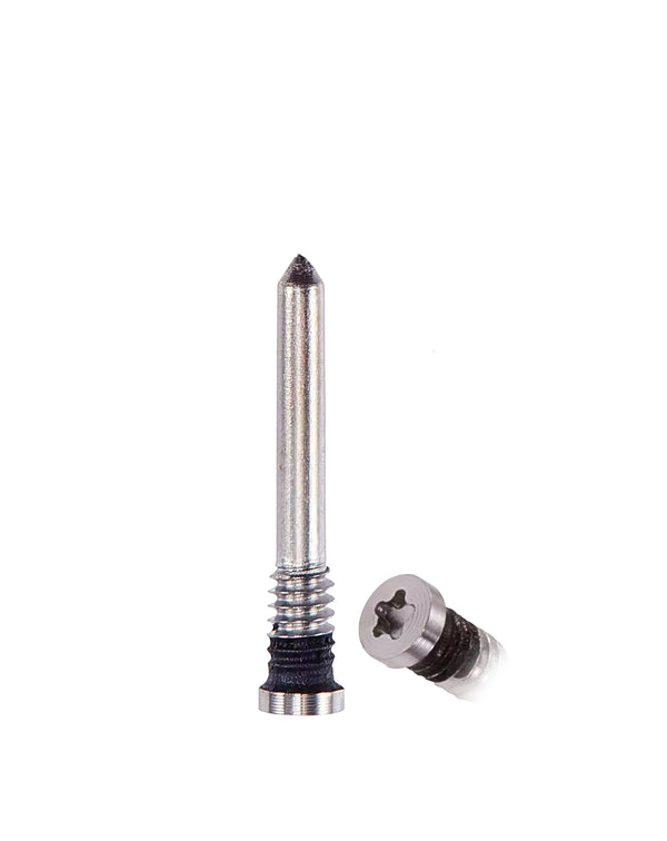 Tornillos inferiores iPhone 16 / 16e / 16 Plus / 16 Pro / 16 Pro Max (Plateado) (100 Pack)