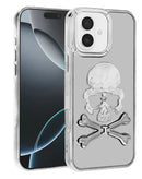 Compra el mejor case transparente con diseño de calavera para iPhone 11 en Guatemala.
