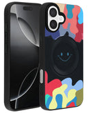 Encuentra la mejor caja de carga inalámbrica Happy Face para iPhone 16 en Guatemala en nuestra tienda de accesorios con entrega a nivel nacional.