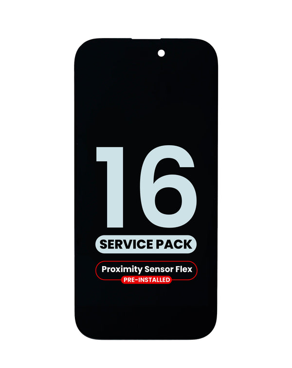 Reparación de pantalla original con sensor de proximidad flex con IC preinstalado para iPhone 16 en Guatemala, mayorista de pantallas OLED.