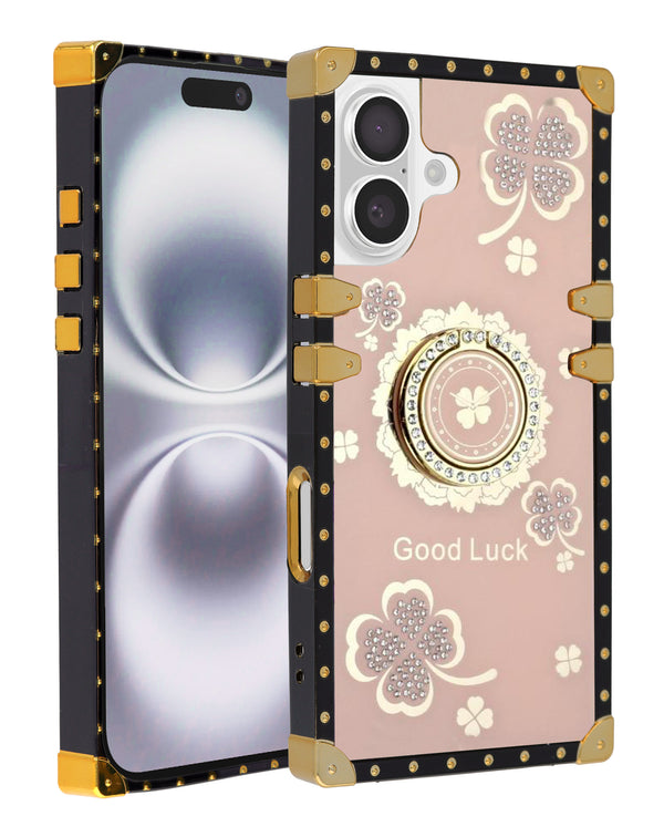 Case acrilico espejo antirayaduras de lujo iPhone 16 BEIGE
