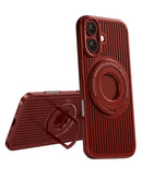 Protege tu iPhone 16 con la Funda Magsafe Airflow de color rojo en Guatemala, ideal para mantener tu dispositivo seguro y con estilo.