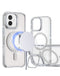 Encuentra la mejor funda magnética transparente con soporte de cámara para tu iPhone 16 en Guatemala.
