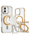 Funda fina magnética transparente con soporte para cámara y kickstand para iPhone 16 en Guatemala, encuentra la mejor funda en SlowBack Guatemala.