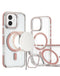 Encuentra la funda transparente magnética delgada con soporte para cámara de iPhone 16 en Guatemala.