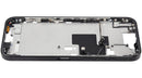 Chasis medio iPhone 16 Pro Max Black Titanium con botones de encendido/volumen, repuesto A3212, A3213, A3214.