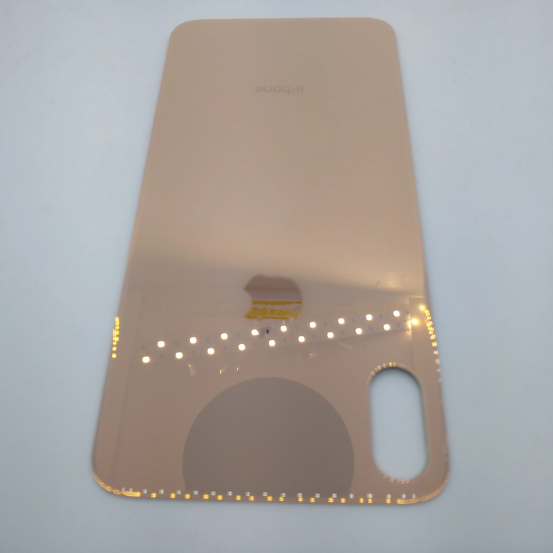 Tapa iPhone XS Max | Color Dorado | Agujero de Camara Grande