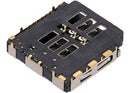Lector de tarjeta SIM single para iPhone 15 Pro/Max (A2848, A3101, A3104), repuesto de reparación, bandeja slot SIM.