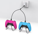 Controlador Dual USB de la marca Dobe con puerto de carga para PlayStation 5 en Guatemala, disponible en SlowBack.