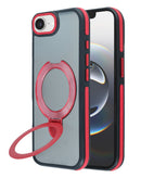 Case transparente mate con soporte de carga inalámbrica para iPhone 16E en Guatemala.