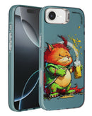 Encuentra en Guatemala el Case de carga inalámbrica con diseño Animal Graffiti para iPhone 16E en SlowBack, Style 10.