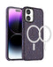 Encuentra el mejor case de carga inalámbrico para iPhone 16 Plus con diseño splash-ink en color morado en Guatemala.