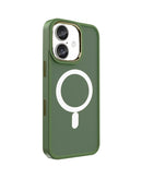 Case magnético con carga inalámbrica para iPhone 16 Plus en Guatemala, ideal para proteger tu dispositivo y cargarlo de forma conveniente.