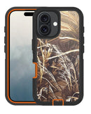 Funda de alta resistencia iPhone 16 Plus (CAMO ORANGE)