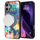 Case de diseño con carga inalámbrica para iPhone 16 Plus en Guatemala con variedad de colores y estampados.