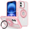 Funda transparente con soporte de anillo de silicona para iPhone 16 Plus en Guatemala, encuentra las mejores marcas en accesorios para iPhone en este taller de reparaciones.