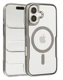 Encuentra la funda magnética transparente TITANIUM para iPhone 16 Plus en Guatemala, ideal para proteger tu dispositivo con estilo.