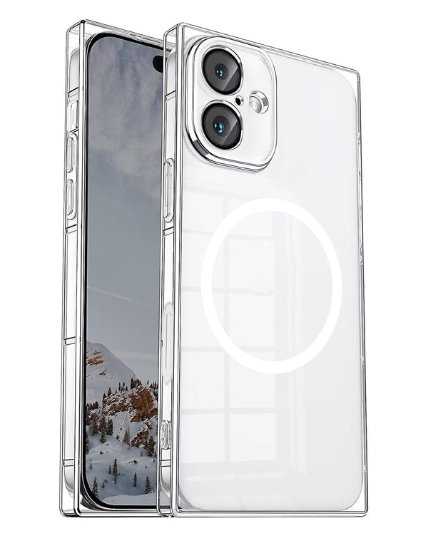 Encuentra el mejor case de carga inalámbrica CLEAR para iPhone 16 Plus en Guatemala, en SlowBack, expertos en reparaciones y accesorios para iPhone.