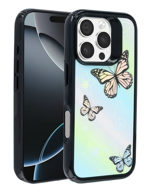 Encuentra la mejor funda heavy duty butterfly para tu iPhone 16 Pro en Guatemala con SlowBack, expertos en accesorios Fashion.