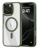 Encuentra las mejores fundas magnéticas transparentes para iPhone 16 Pro en Guatemala, ideal para proteger tu dispositivo y destacar su elegante color GREEN.
