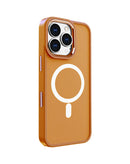 Encuentra el mejor case de carga inalámbrica magnética ORANGE para tu iPhone 16 Pro en Guatemala.