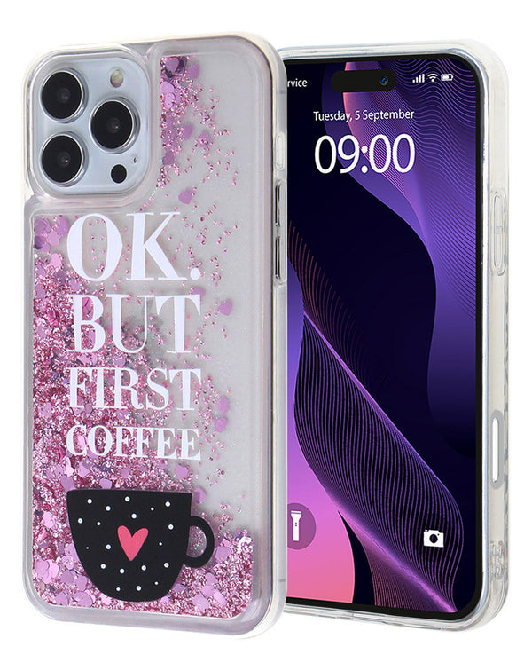 Encuentra las mejores fundas Liquid Quicksand Glitter para iPhone 16 Pro en Guatemala.