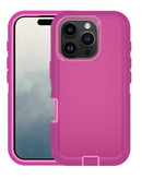 Protege tu iPhone 16 Pro con estilo en Guatemala con esta funda Heavy Duty de color HOT PINK.