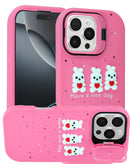 Encuentra la mejor caja de goma antichoque estilo 3D Cute Doll para iPhone en Guatemala.