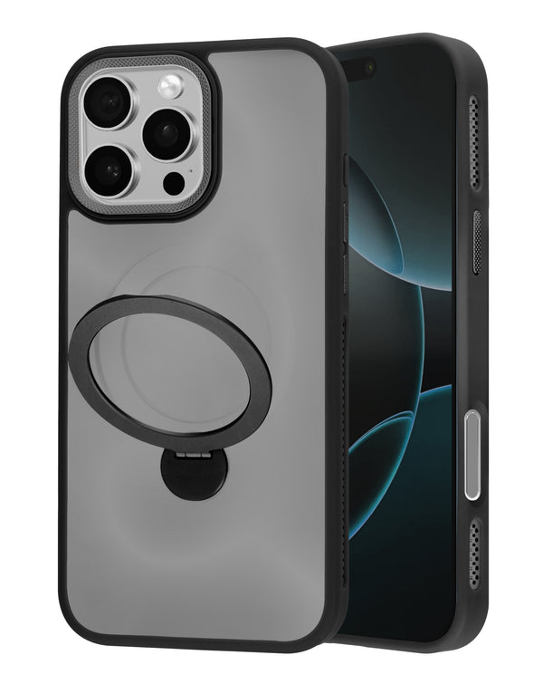 Encuentra la mejor funda con carga inalámbrica y soporte giratorio para tu iPhone 16 Pro en Guatemala.