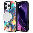 Case de carga inalámbrica con diseño printing Colorful Negro para iPhone 16 Pro / 17 en Guatemala, accesorio de calidad para proteger tu dispositivo y cargarlo de forma inalámbrica.