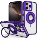 Protector de silicona transparente con soporte de anillo para iPhone 16 Pro en Guatemala, ideal para proteger tu dispositivo.