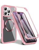 Funda silicona shockproof iPhone 16 Pro PINK