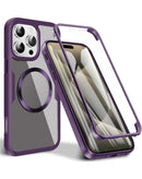 Protege tu iPhone 16 Pro / 17 con esta funda antichoque de silicona color PURPLE en Guatemala.
