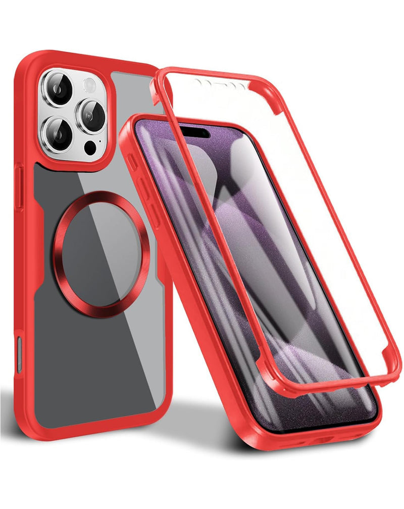 Funda de silicona shockproof RED iPhone 16 Pro