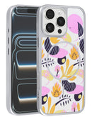 Encuentra la mejor funda Magsafe de doble capa con diseño floral para tu iPhone 16 Pro en Guatemala.