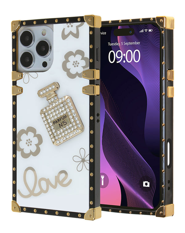 Compra la funda de acrílico con espejo brillante, antirrayaduras, y lujosa para iPhone 16 Pro en Guatemala al mejor precio.