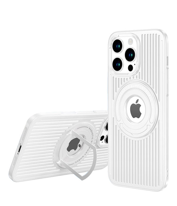 Encuentra la Funda Airflow Magsafe con soporte para iPhone 16 Pro en Guatemala, al por mayor, en varios colores incluyendo blanco.