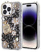 Encuentra la funda de silicona dura Crystal Flower Perfume para iPhone 16 Pro en Guatemala, mayorista de accesorios con envío rápido.