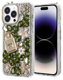 Encuentra la mejor funda dura de silicone Crystal Flower para iPhone 16 Pro en Guatemala.