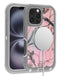 Encuentra la mejor funda con carga inalámbrica heavy duty CAMO PINK para iPhone 16 Pro en Guatemala.