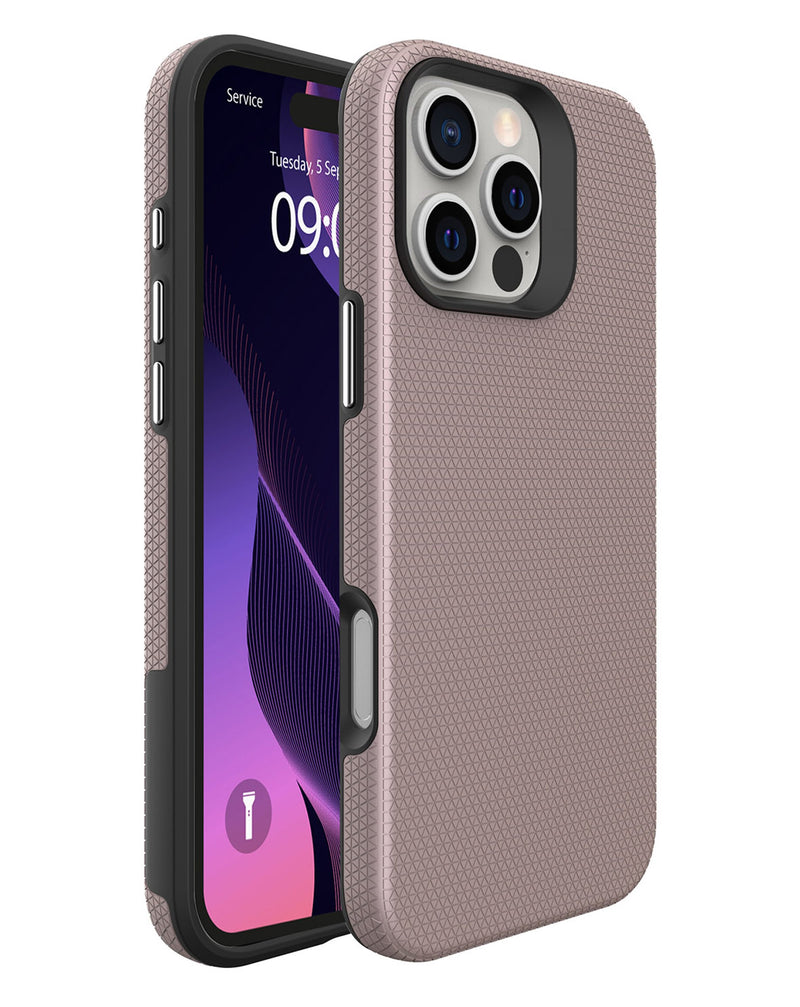 Encuentra la mejor funda protectora de doble capa con absorción de choques en Guatemala para tu iPhone 16 Pro Max.